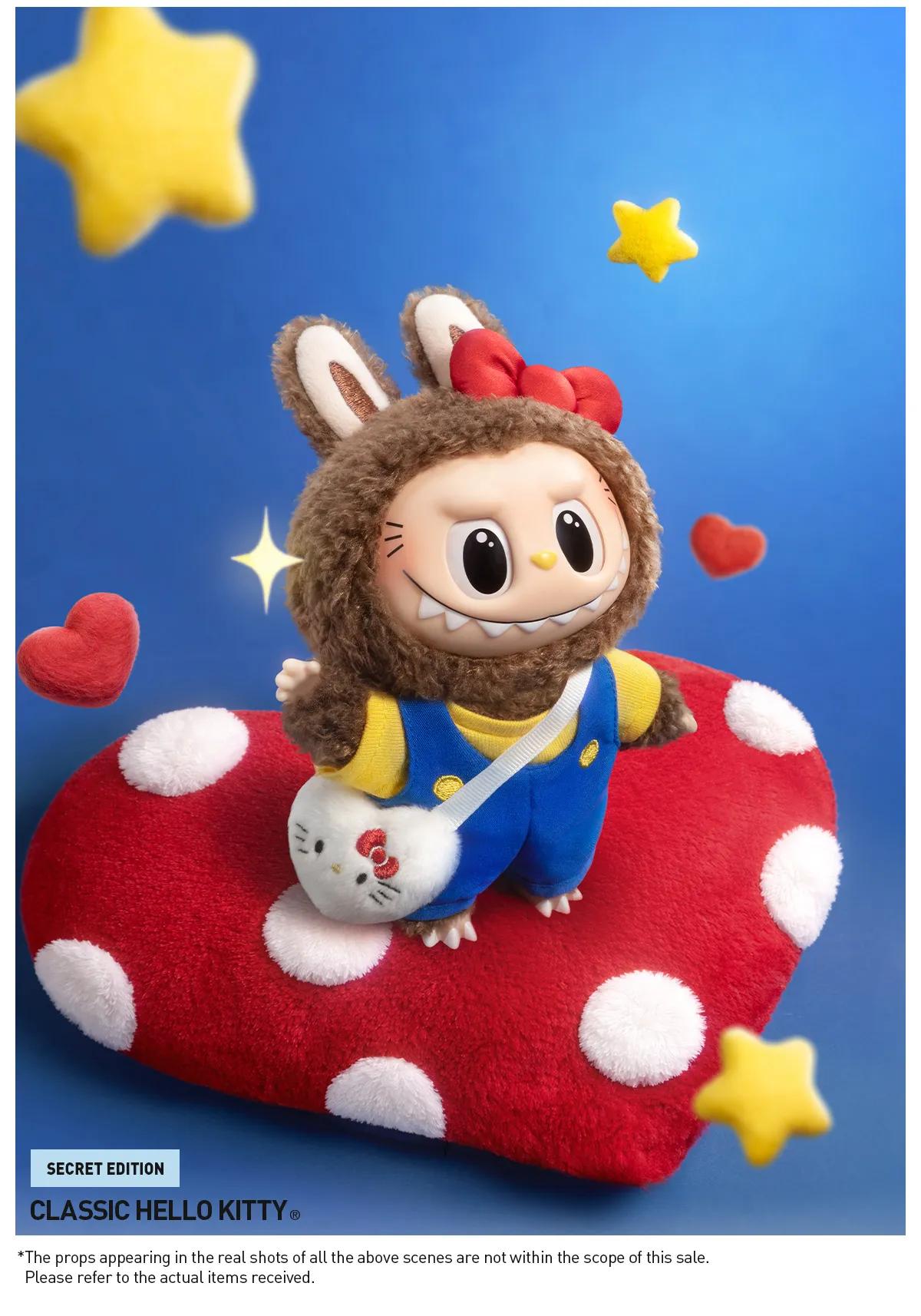 (Iris1034) POP MART THE MONSTERS x Hello Kitty and Friends Series-Vinyl Plush Pendant Blind Box