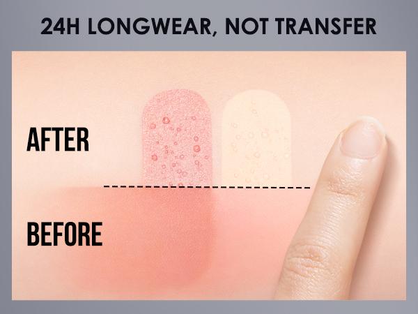 CARSLAN Black Magnet Pressed Setting Powder, 24H Longlasting Oil Control Translucent Powder, Poreless, Waterproof, Lightweight, No Caking, Talc Free