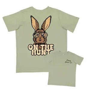 Youth & Adult On The Hunt Easter T-Shirt, Cool Bunny Sunglasses Graphic Tee, Funny Egg Hunt Design, Easter Outfit Gift for Spring Easter Vibes, Youth Clothes, Trending Tees, Kids Clothing, Family Shirt, Birthday Gift, Perfect Gift for Holiday
