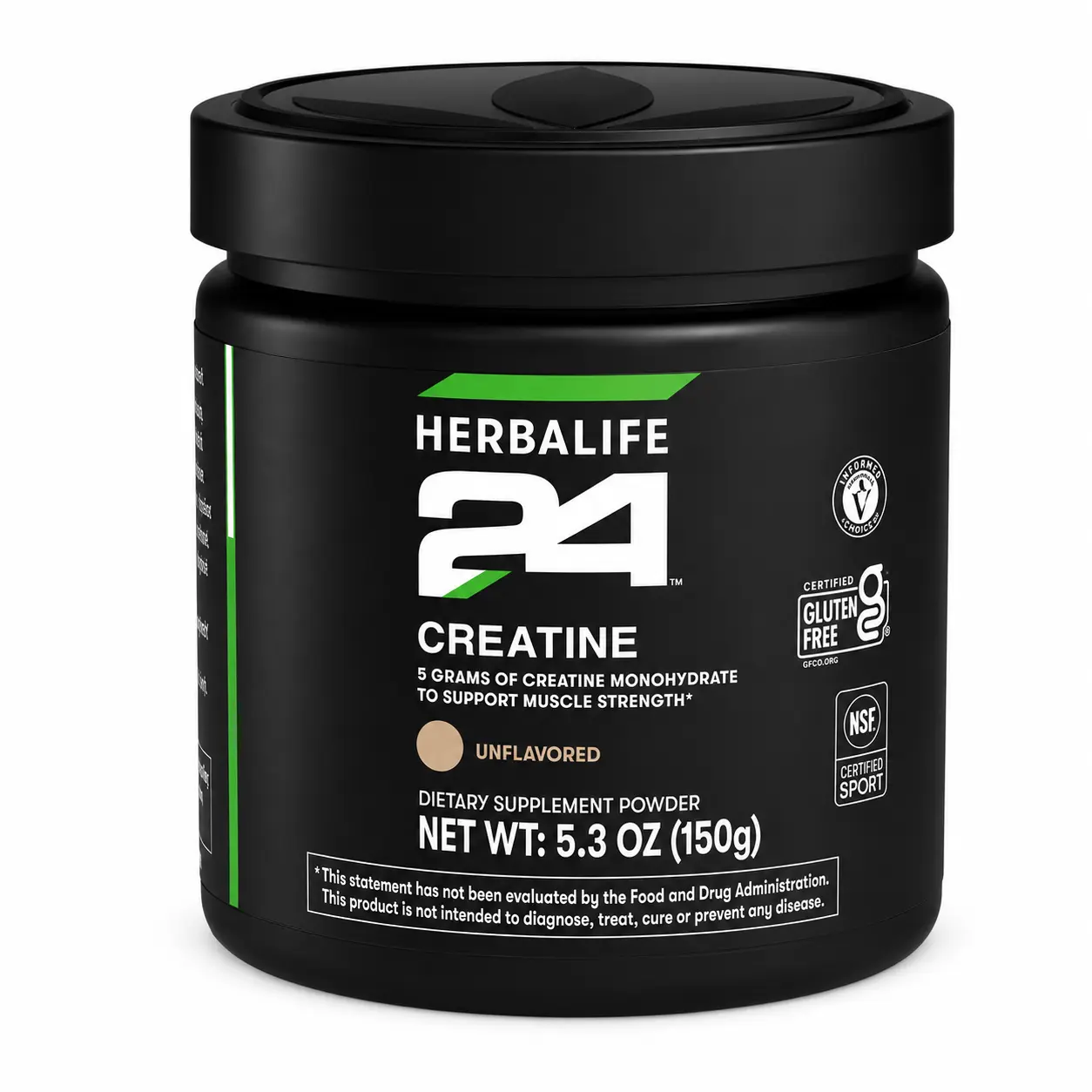 Herbalife24 Creatine Monohydrate Powder 5.3 oz Unflavored Strength & Performance Support Supplement