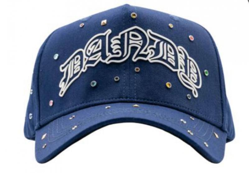 Barbas Hats Chrome Rose Gold – Premium Black Adjustable Snapback with 3D Chrome Metal Crosses, Trendy Streetwear Baseball Cap