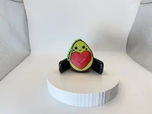 Avocado Clicker keychain