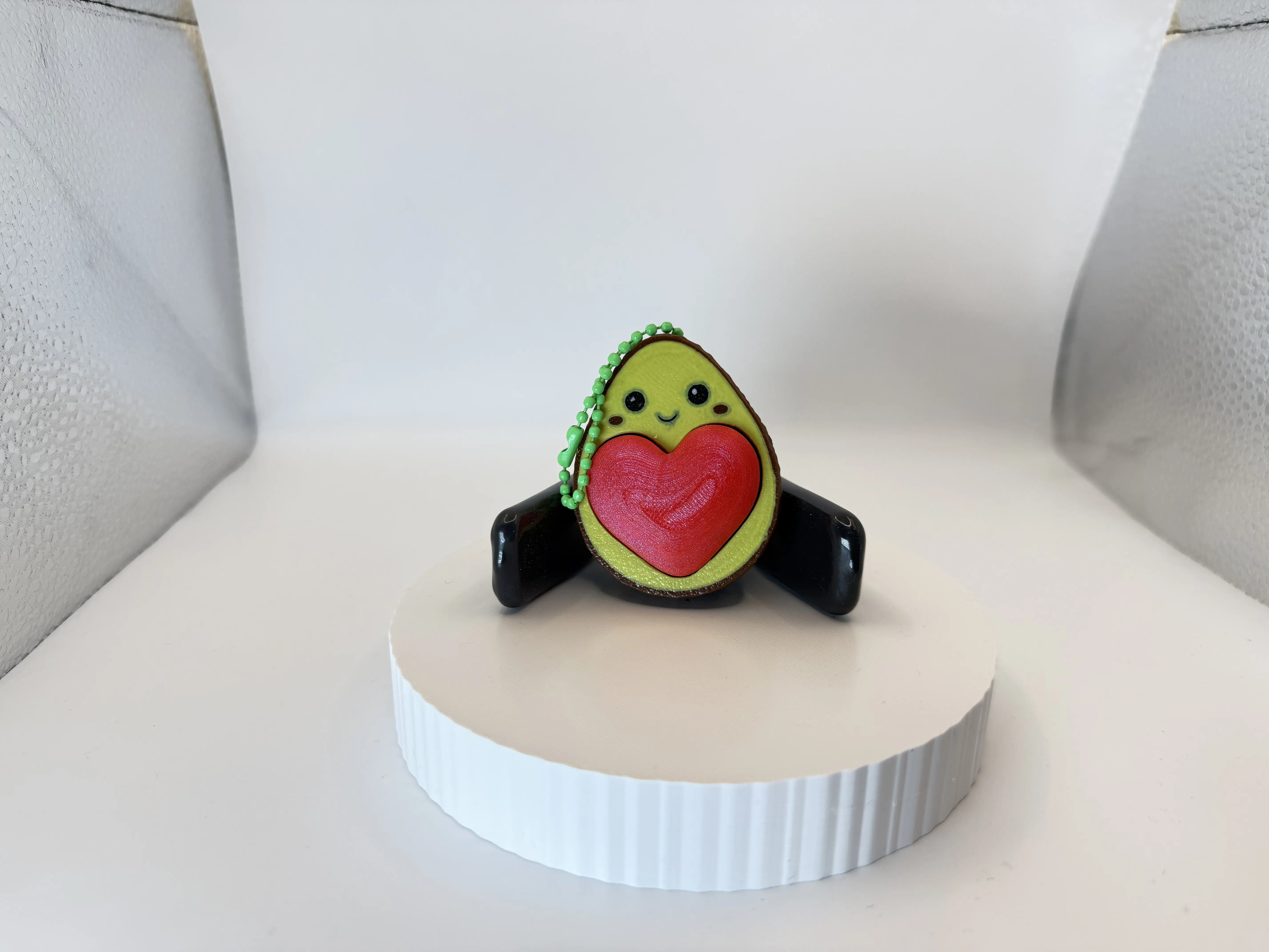Avocado Clicker keychain