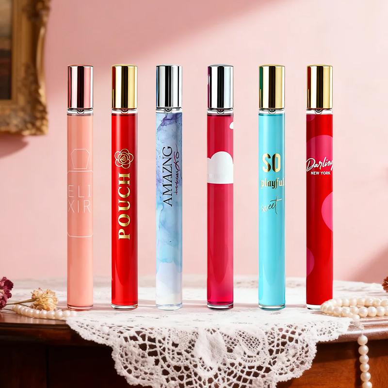 6-Piece Set Women's Eau De Parfuma Fragrance Spray, Travel Size Perfume, Long-Lasting , 6 Different Scents, Perfect For Dating, Daily Life, Parties,Gift Giving, 1.18 fl oz/35 ml Each Bottle