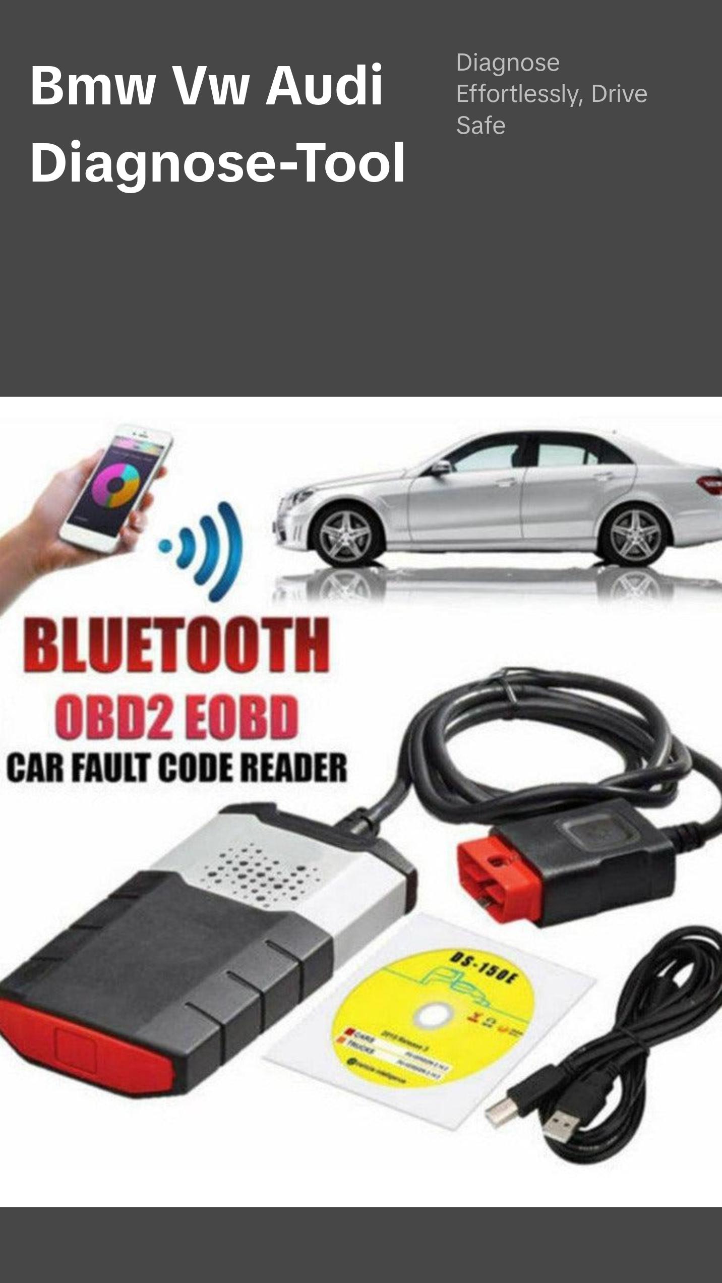 2016 DS150E Diagnostic Tool for Cars and Trucks OBD2 Code Reader Scanner for BMW VW Audi