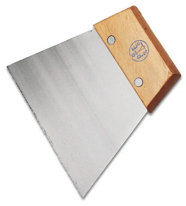 541/I Pavan Stainless Steel Saw Toothed Scraper