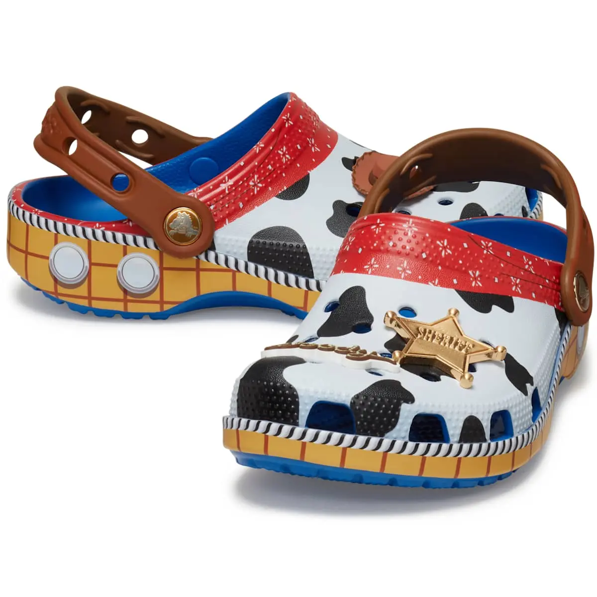 Crocs Kids' Disney and Pixar's Toy Story Classic Clogs, Buzz Lightyear, Sheriff Woody and Aliens Shoes