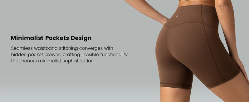 Colorfulkoala Dreamlux No Front Seam Leggings for Women 25"/28" Inseam Seamless High Waisted Buttery Soft Yoga Pants with Inner Pocket Tight Fit Sporty Stylish Activewear Blue Compression Clothes - Fitness Outfit