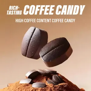 Coffee Candy, Assorted Coffee Candy, Dark Coffee, Hazelnut & Mixed Flavors, Perfect for Office Snacks, Road Trips, Gift for Coffee Fans, Gluten-Free, Individual Mini Packs, Coffee Break Treats Sweet