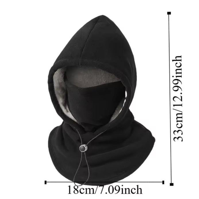 Fashion Winter Beanies Hat Keep Warm Windproof Cycling Hat Cold Proof Outdoor Riding Sets Scarf One-Piece Hat for Women Men