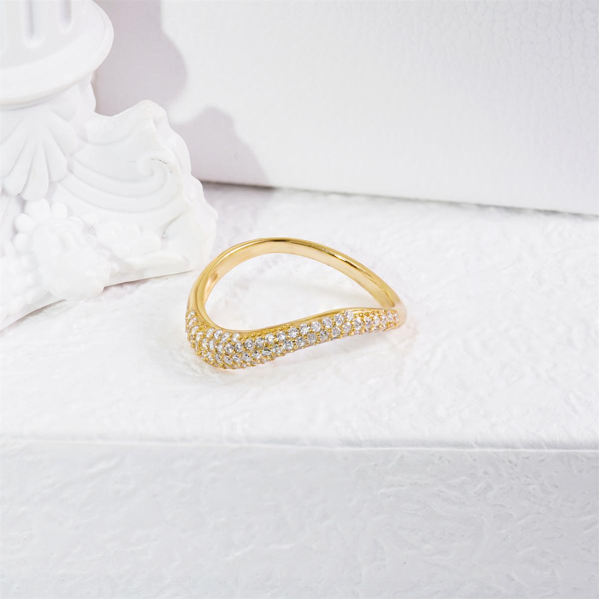 Delzzad Stacking Bling Pear Wave Ring Synthetic Moissanite S925 Eternity Stacking Set Engagement Wedding Ring Band Set Jewelry Perfect Birthday Engagement Wedding Anniversary Christmas Gift