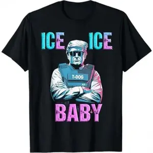 GILDAN 5000 Trump Ice Ice Baby lb37 T-Shirt