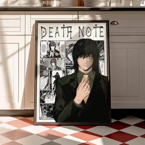 Death Note Mikami Poster, Teru Mikami Character Print, Manga Room Decor, Anime Wall Art( Unframed - Print Only )