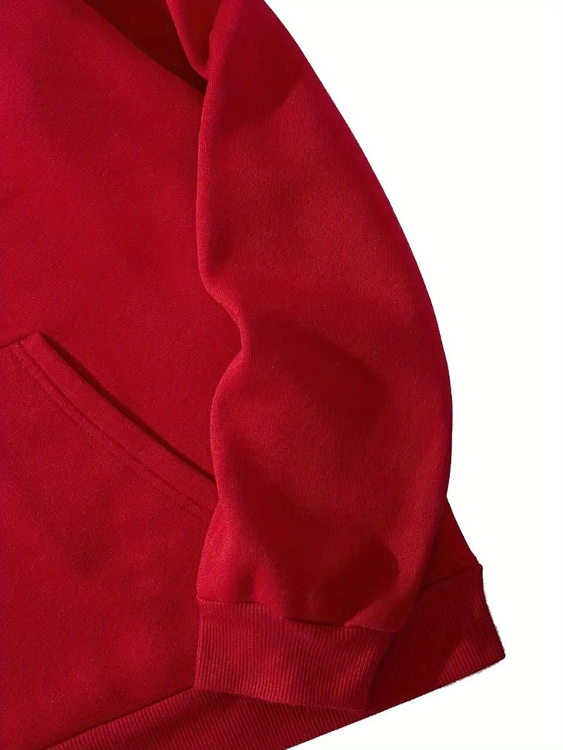 USA Flag Pattern Hoodie for Men & Women Fleece Lined Unisex Casual Knit Pullover for Students Autumn Winter Spring 2026 Sports Sweater