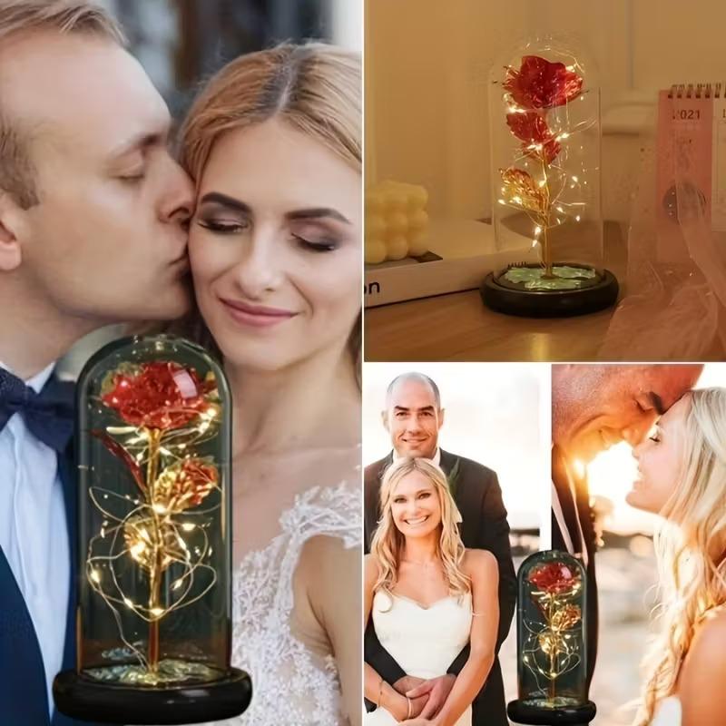 Classic Gifts LED Everlasting Rose Flower & 3D Rose Series Crystal Décor Collectibles,Eternal Romantic Creative Gifts for Women - Valentine's,Day Mother's Day, Birthday, Memorable Dates luxury valentines Gifts for Her Perfect gift Surprise Idea for LOVE Classic Gifts LED Everlasting Rose Flower & 3D Rose Series Crystal Décor Collectibles,Eternal Romantic Creative Gifts for Women - Valentine's,Day Mother's Day, Birthday, Memorable Dates luxury valentines Gifts for Her Perfect gift Surprise Idea for LOVE