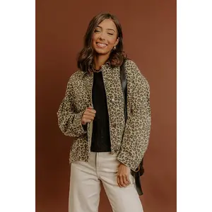 Concrete Jungle Denim Leopard Jacket