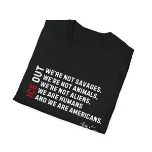 Before I say thanks to god, I’m going to say, I.C.E out T-Shirt, Political Activist T-Shirt, Immigrant Rights, 90s Style swears Top