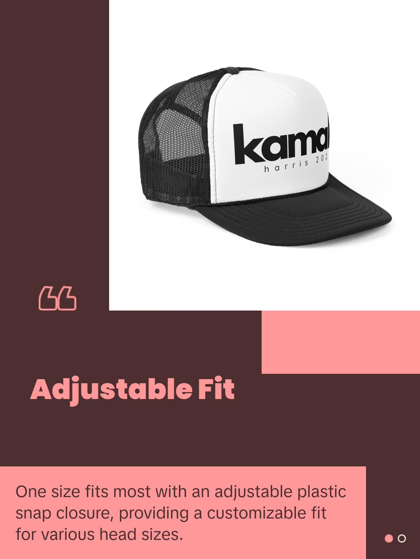 Kamala Harris Trucker Hat - Harris 2024 Hat