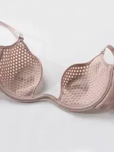 Sexy U-shaped spacer bra thin mesh Breathable underwear underwire comfortable stylish Lingerie bralette