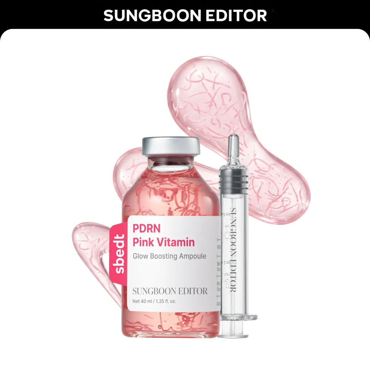 [Sungboon] PDRN Glow Boost Ampoule | Rejuvenating Face Serum for Radient Glass Skin, Wrinkle and Fine Line Treatment, Firming, and Deep Hydration, Korean Skincare