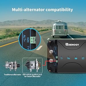 Renogy 12V 30A DC to DC Charger with MPPT, On-Board Battery Charger for Gel, AGM, Flooded and Lithium Batteries, Using Multi-Stage Charging, Charger for Solar Panel and Alternator, in RV, Car, Marine Renogy 12V 30A DC to DC Charger with MPPT, On-Board Battery Charger for Gel, AGM, Flooded and Lithium Batteries, Using Multi-Stage Charging, Charger for Solar Panel and Alternator, in RV, Car, Marine