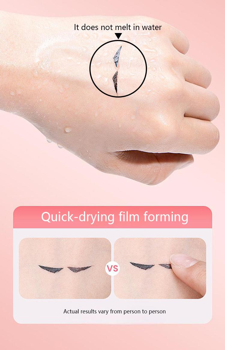 【Buy two get one free】Rotating Winged Eyeliner Stamp Pen Dual-Head Design for Precise Cat Eye & Winged Liner Waterproof Smudge-Proof