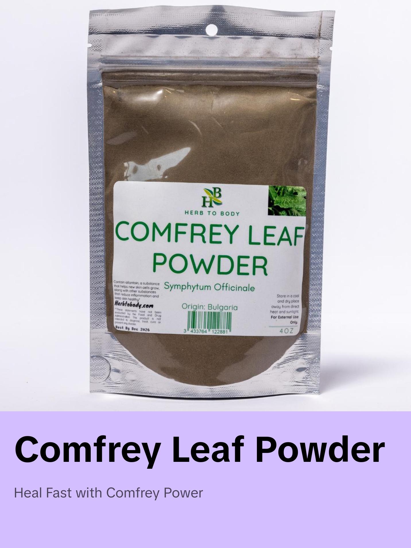 Comfrey Leaf Powder Herbal Ingredients Comfrey Leaf Powder Herbal Ingredients