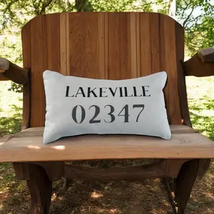 Lakeville 02347 - 10 X 18 Custom Rectangular Canvas Pillow