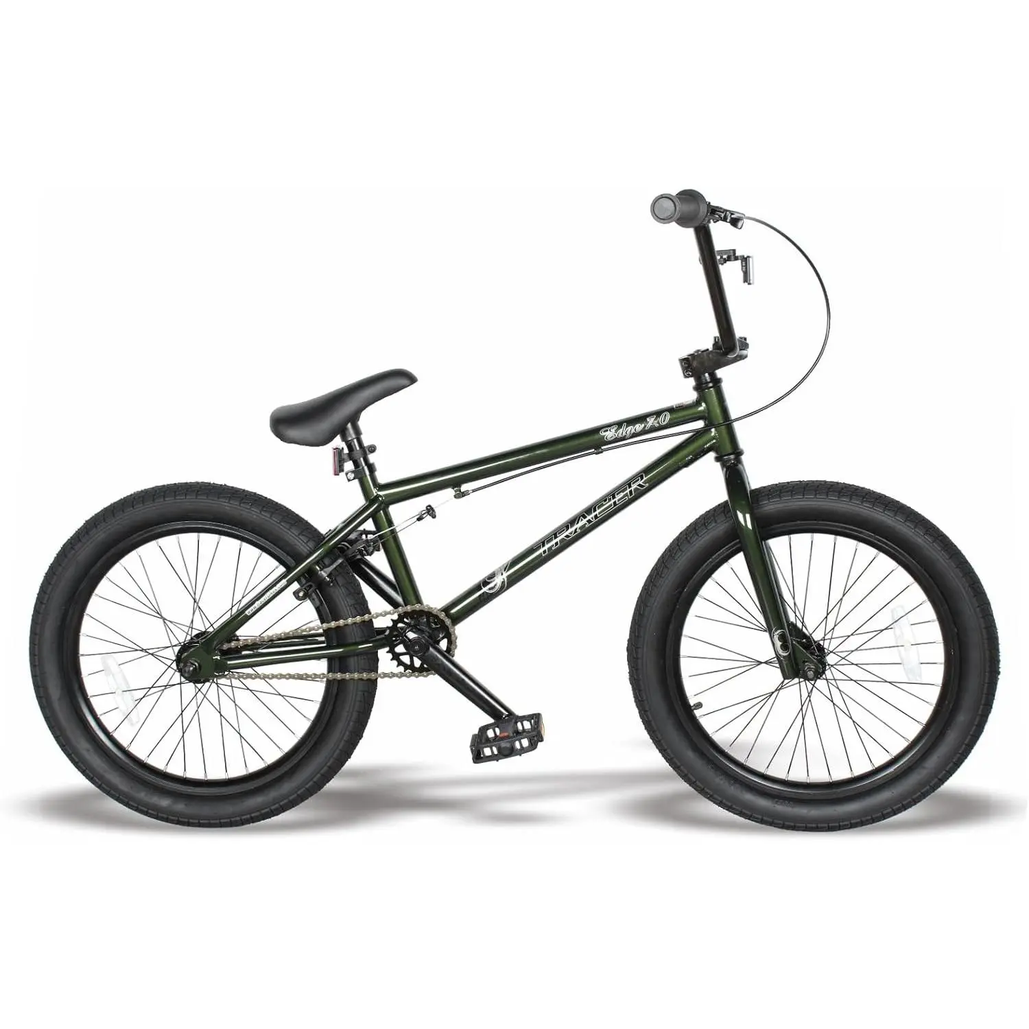 Tracer Edge Freestyle Mens and Womens BMX Bike, Entry and Advanced Riders, Adult Steel Frame, 20 Inch Wheels, Multiple Color Available bomma  bike bmx  bike