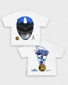 BLUE RANGER TEE RETRO MOVIE GRAPHIC T-SHIRT UNISEX FASHION CLOTHING FOR MEN & WOMEN