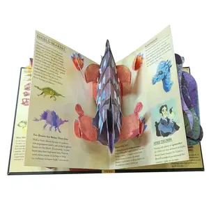 3D Dinosaur Pop-Up Book – Creative Encyclopedia Prehistorica for Kids | Educational Activity Book & Gift for Dinosaur Lovers (25×19.5×2.5cm)