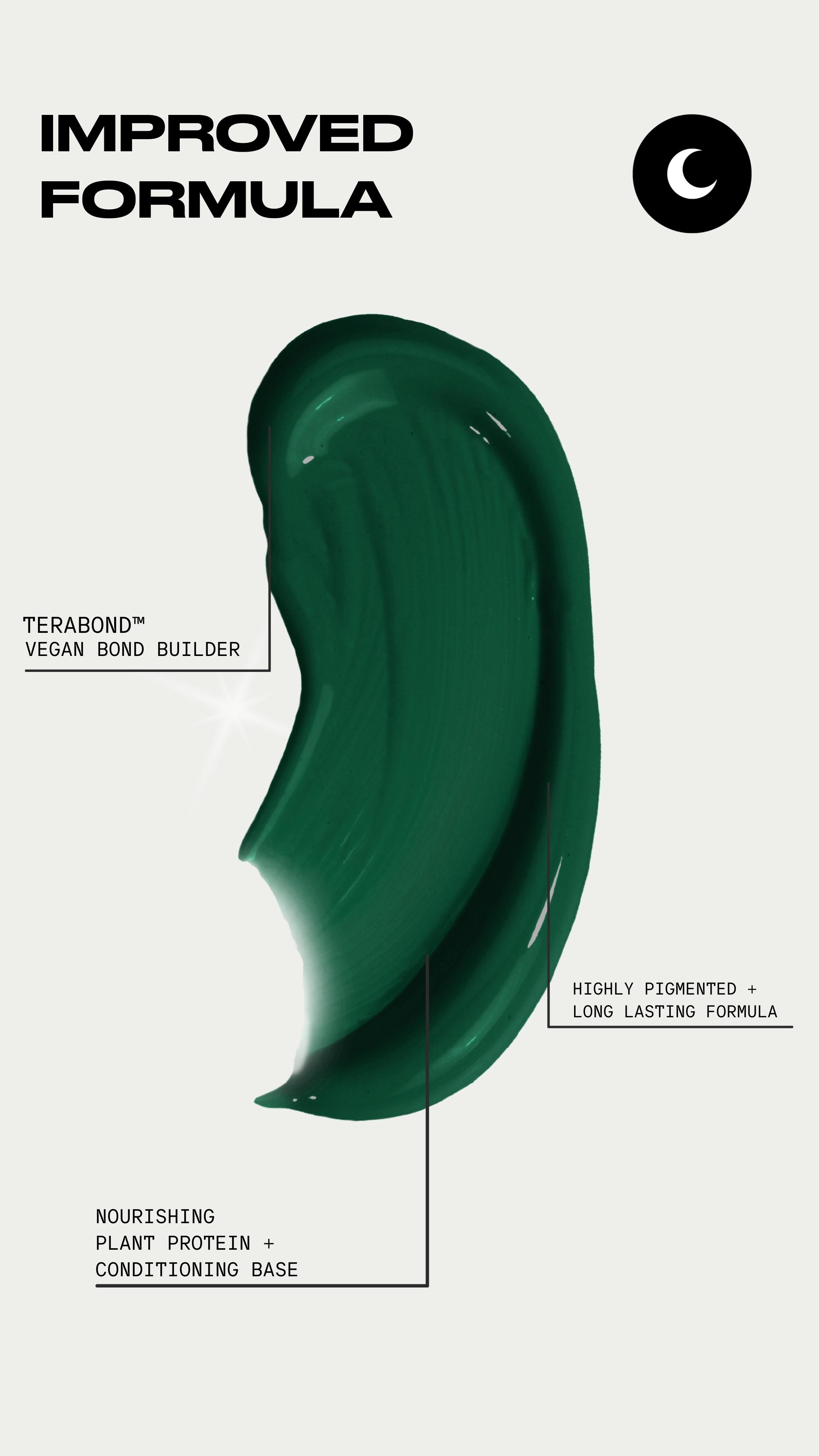 Lunar Tides Hair Color - Juniper Dark Green Highly Pigmented Hair Dye Vegan Cruelty-Free