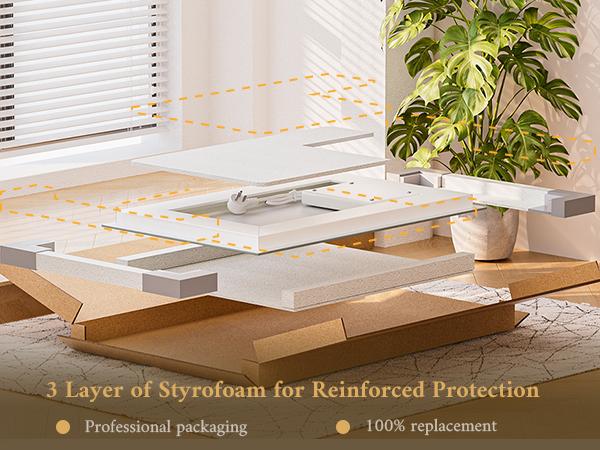 TETOTE LED Bathroom Mirror with Front & Back Lights, 3 Light Colors, Anti-Fog, Stepless Dimming, Shatterproof Tempered Glass with True-to-Life Reflection, Plug-in/Hardwired