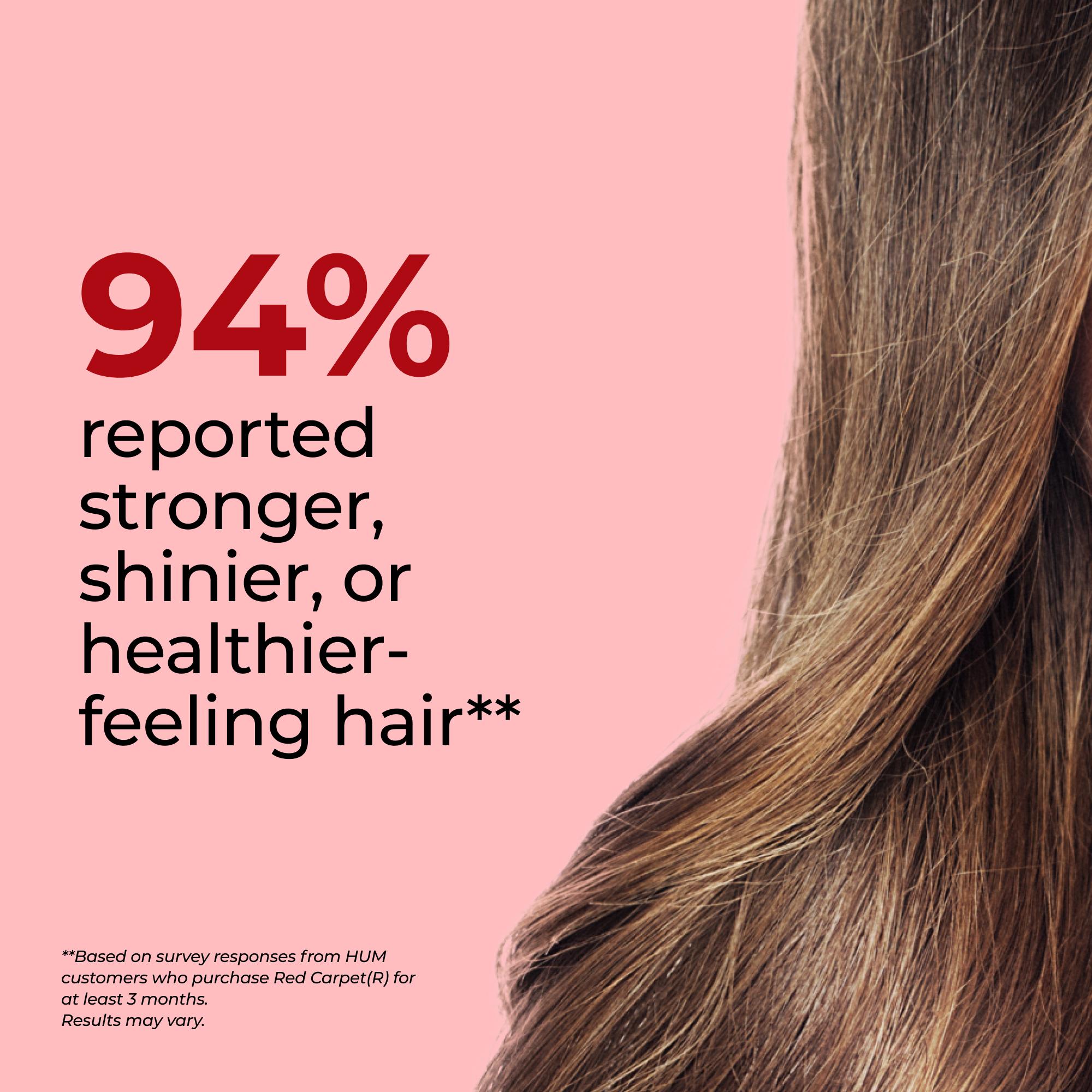 HUM Red Carpet Hair & Nails Formula, 60 Vegetarian Softgels