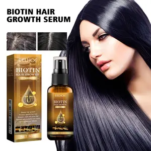EELHOE Anti Loss Essence Oil Promotes Healthy Growth And Restores Dry And Damaged Care, Haircare Comfort Scalp Stimulator Growth Oil Blend With Ginseng And Polygonum Multiflorum For Nourishing And Hydrating All Types Repair Spray Hair Herbal shampoo