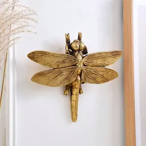 Creative Resin Dragonfly Wall Mounted Hook, Wall Mount Design, Wall Mounted Hanger, Creative Dragonfly Wall Decor, Wall Hanging Decor for Home Living Room Bedroom, Shelves,bedroom decor