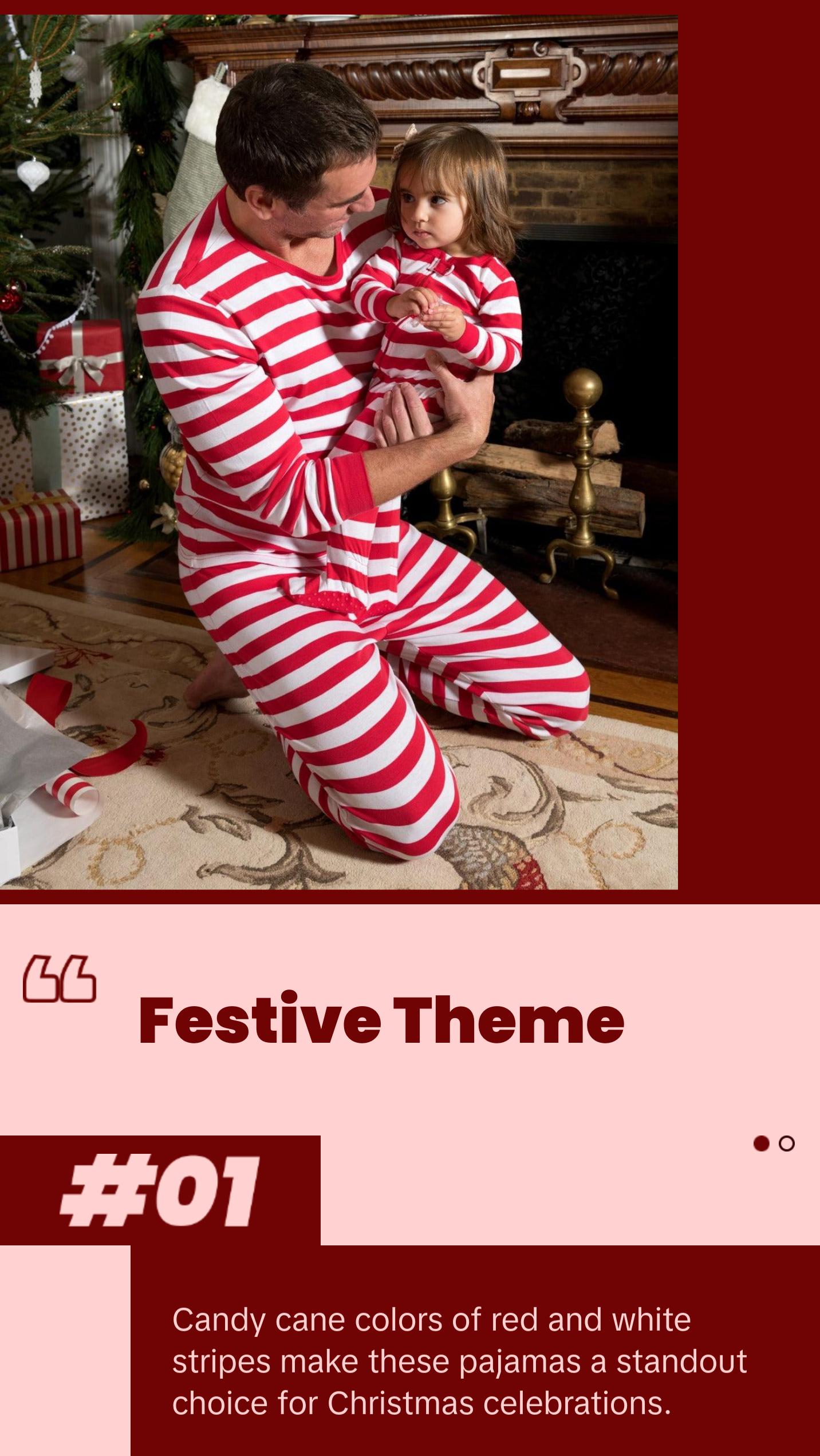 Men's Red & White Stripes Pajamas