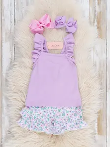 Floral Breeze Playdate Ruffle Outfit