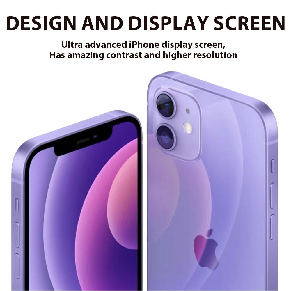 Refurbished iPhone 12 64GB Green (Unlocked) - Excellent condition, 6.1″ display, supports any carriers, like-new performance, 1-Year Warranty by JunQ Trading