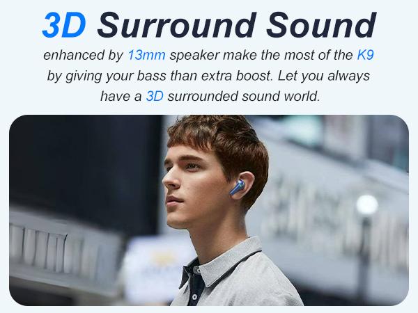 ONE LIFE In-Ear Wireless Bluetooth Earbuds with LED Display, HiFi Sound, Noise Cancelling, Lightweight Ergonomic Design, Long Battery, IPX5 Waterproof, Mic Earphones for Gaming, Sports, Travel & Tech Gadgets