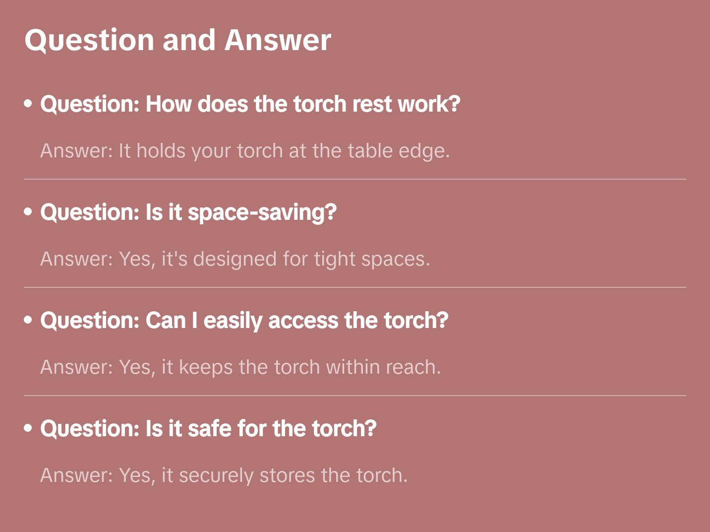 Table Edge TIG Torch Rest