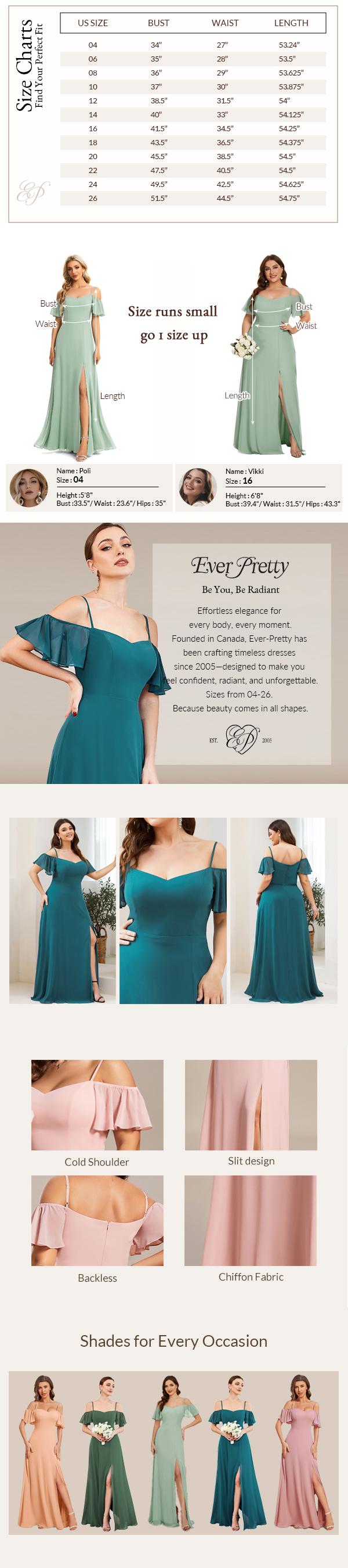 Ever-Pretty 2026 Elegance Spring  Dress  Women's Elegant Burgundy Off-the-shoulder Ruffled Short Sleeve High Slit Chiffon Maxi Dress for Wedding Guest dresses,Bridesmaid Dresses,Formal dresses,00237