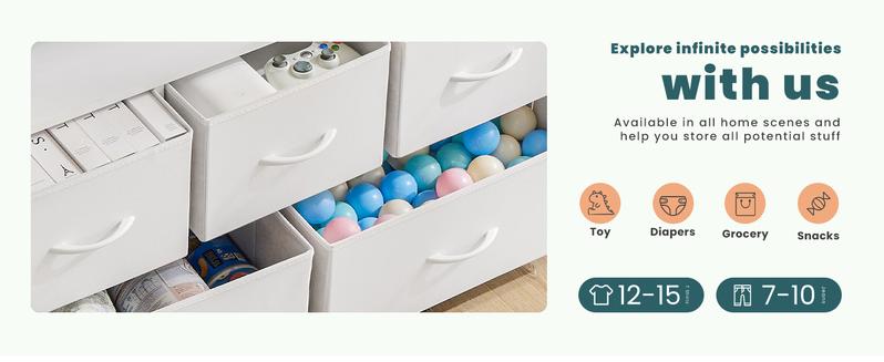 Cupboards Cabinets Dresser - Fabric Storage Tower with 5 Drawers, Bedroom Organizer, Chest of Drawers with Fabric Bins, for Bedroom, Closet, Entryway Cupboards Cabinets Dresser - Fabric Storage Tower with 5 Drawers, Bedroom Organizer, Chest of Drawers with Fabric Bins, for Bedroom, Closet, Entryway