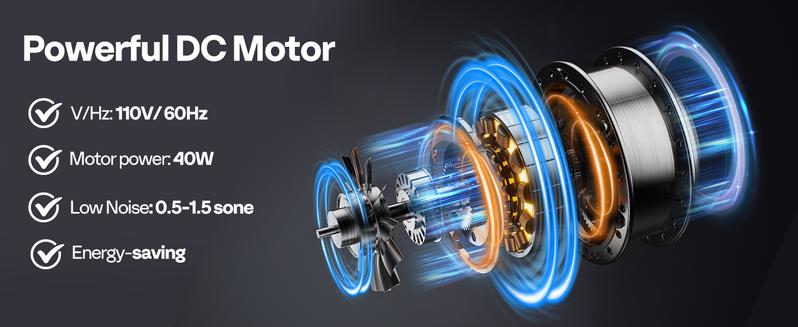 VIVOHOME Bathroom Exhaust Fan with 1800W PTC Heater, Humidity Sensor & LED Light, Ceiling Mount Ventilation Fan, 160 CFM DC Motor, 3 Color Temperatures, Remote Control, Oscillating Louver