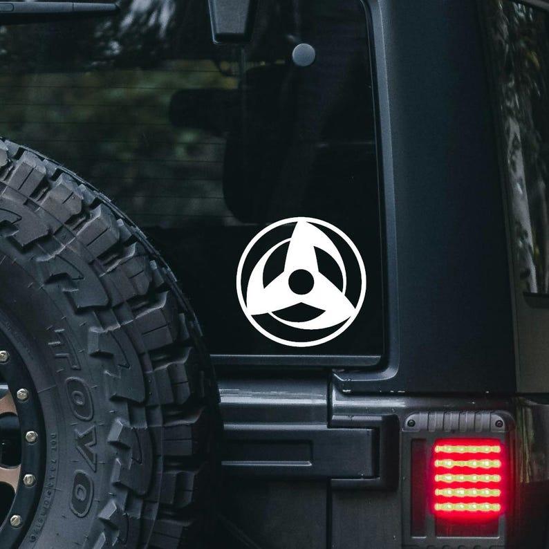 Obito Kakashi Sharingan Sticker for Trucks, Cars - TikTok Shop