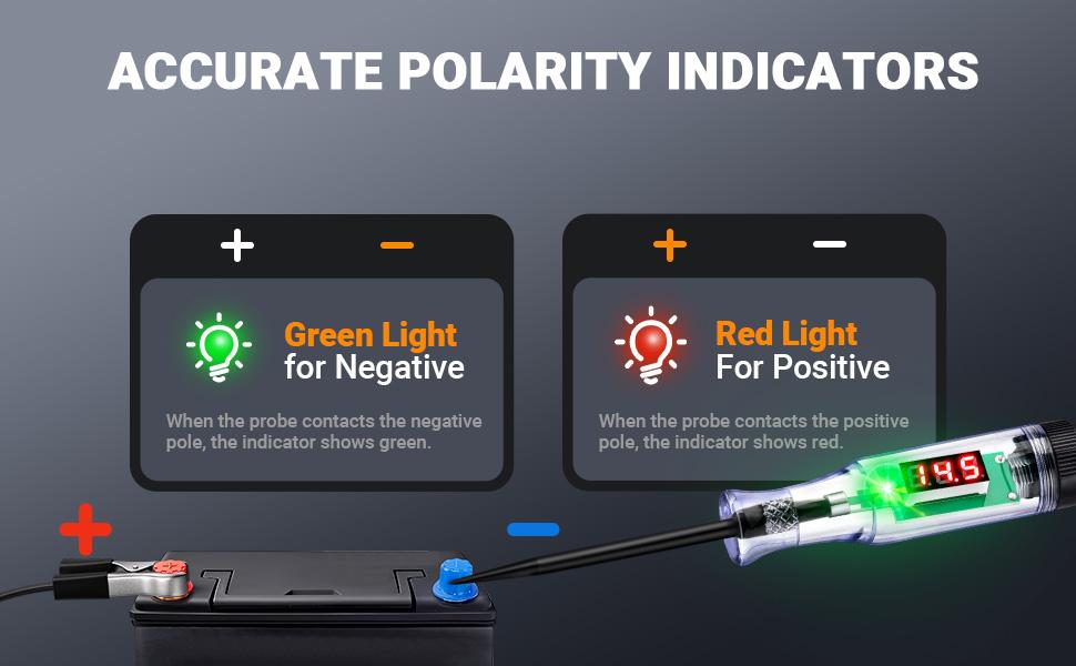 Enhanced Automotive Test Light, 3V-48V Digital Fuse Tester with Automatic Bidirectional Tester, Portable Design, and Precise Measurement for , RV, and Enhanced Automotive Test Light, 3V-48V Digital Fuse Tester with Automatic Bidirectional Tester, Portable Design, and Precise Measurement for , RV, and