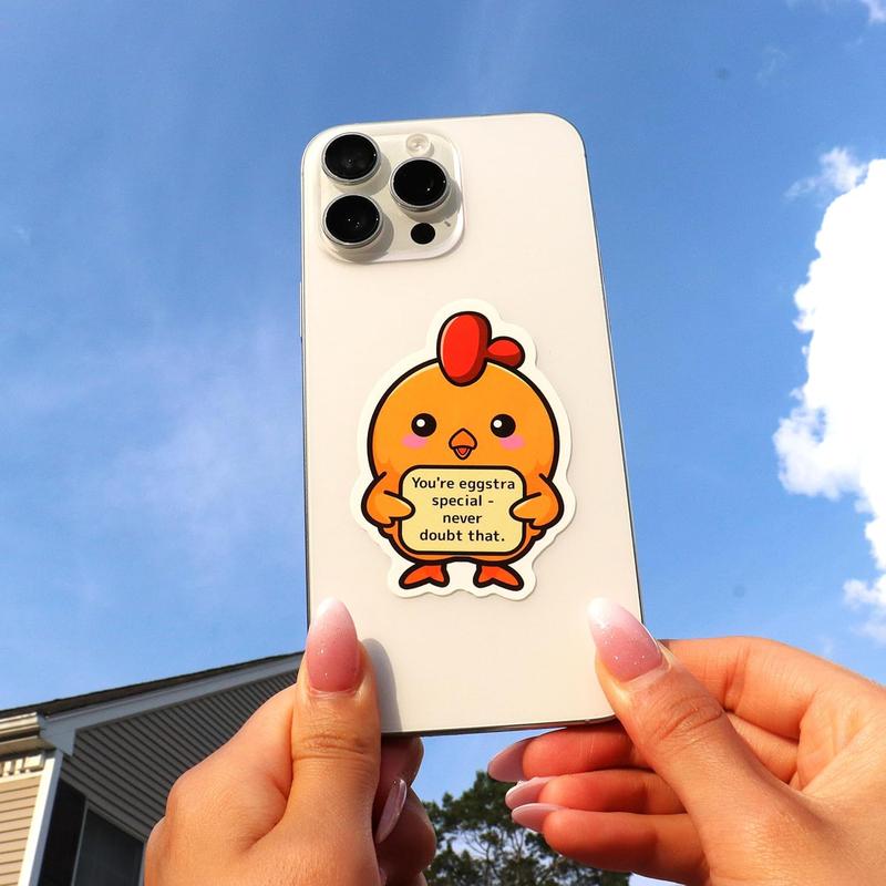 100PCS Unique Emotional Support Animal Stickers No Repeat Motivational Affirmation Waterproof Vinyl Decals for Kids Teens & Adults Cute Journals Water Bottles Self Care Gifts