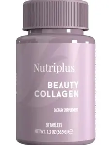Farmasi Nutriplus Beauty Collagen Dietary Supplement 30 tablets- Gluten-free, Dairy-free, No preservatives, No artificial colors or flavors