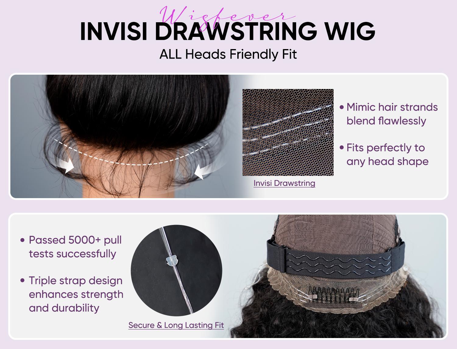 Wigfever Upgraded 360 Style Water Wave Invisi Draw-Strings Wear Go Glueless Pre-Bleached And Pre-Cut Lace Human Hair Wig #Spring Glow-Up SpringStatements