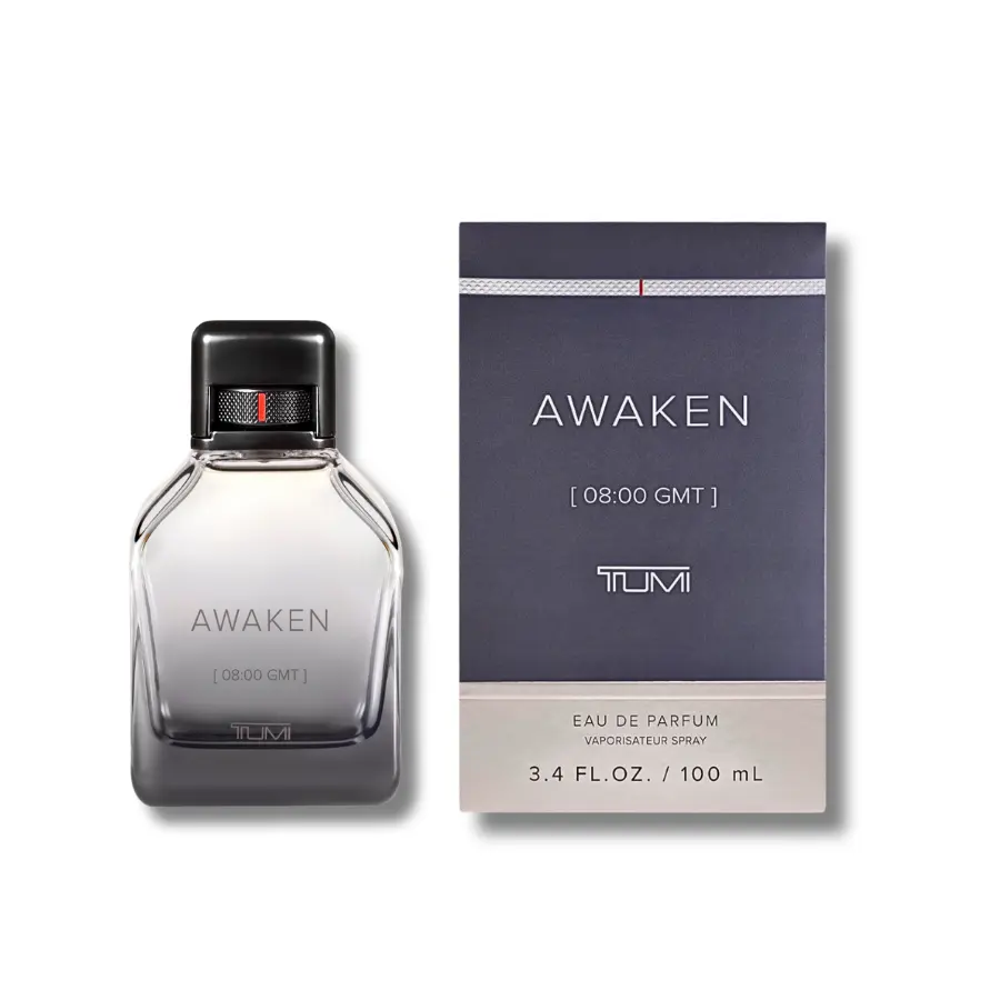 TUMI Awaken Eau de Parfum for Men, Long-Lasting Woody Cologne with a Spicy Fresh Kick and Citrus Notes, 3.4 fl oz, Men's Fragrance, Adults, Single Item